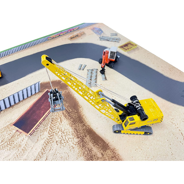 Ігровий килимок у вигляді будівельного майданчика (за аналогією з ігровим килимком) / SM20 ігровий килимок для дитячої кімнати / ідеальний аксесуар до ігрових персонажів