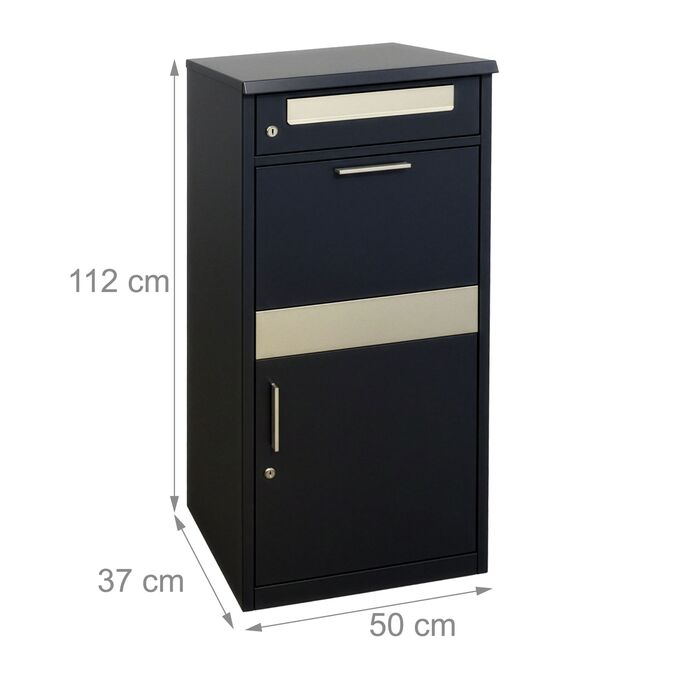 Скринька для листів Relaxdays з відділенням для пакунків