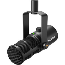 Динамічний мікрофон MAONO PD400X USB/XLR для подкастів, студії, стрімінгу, з регуляторами гучності, еквалайзером, функцією Tap-to-Mute та професійним софтом