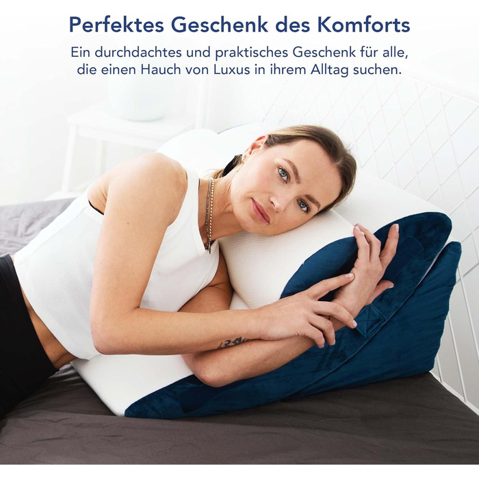 Набір подушок Keilkissen 4 шт. | Ергономічний набір подушок 12 в 1 з знімним та пральним чохлом для сну та читання