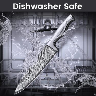 Набір кухонних ножів 15 предметів з точилкою, нержавіюча сталь, сріблястий колір