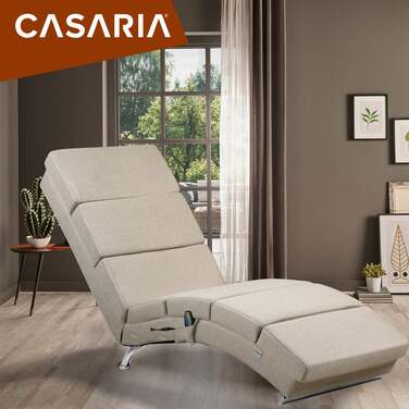 Шезлонг London Sand Relaxation з функцією масажу та підігріву