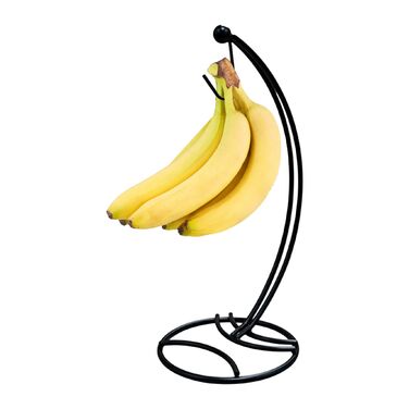 Підставка для бананів Relaxdays, чорна, металева