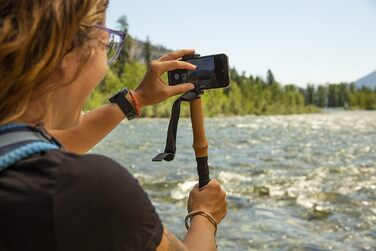 Трекінгові палиці Cascade Mountain Tech - монопод з вуглецевого волокна для прогулянок або походів з аксесуарами, кріпленням і регульованими швидкознімними пряжками Brown Two Rods Pack з 2 шт.