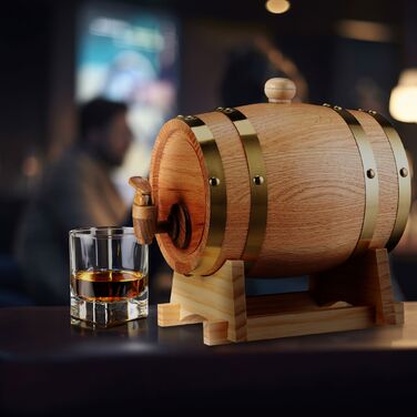 Діжка для настоянок Relaxdays з дуба