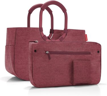 Loopshopper Reisenthel – Стильна сумка-шопер з перероблених PET-пляшок (M, Twist Maroon)