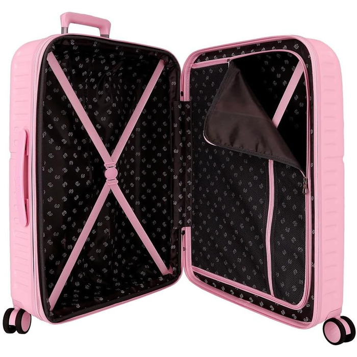 Набір валіз Pepe Jeans Highlight, 55/70 см, ABS-замок, 116 л, 4 колеса, ручна поклажа, світло-рожевий колір