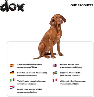 Повідець для собак Ddoxx висувний-міцний нейлоновий світловідбиваючий повідець для собак із захистом від укусів-Система обриву і блокування повідця-S (Синій) S / 4 м / до 10 кг синій