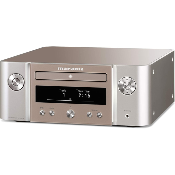 Система Marantz Melody X, CD-програвач, радіо DAB, потокове передавання, Bluetooth, AirPlay 2, Alexa, срібло-золото