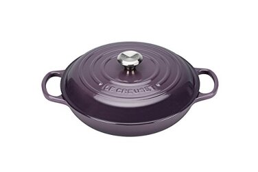 Сковорода чавунна 30 см, фіолетова Le Creuset