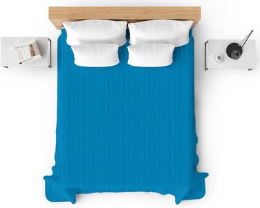 Стьобане покривало Двоспальне плед для ліжка - Плед ковдри покривало - М'яке та можна прати в пральній машині - Легка літня ковдра, стьобане стьобане покривало (двоколірне см) (210X260, олія/сірий)
