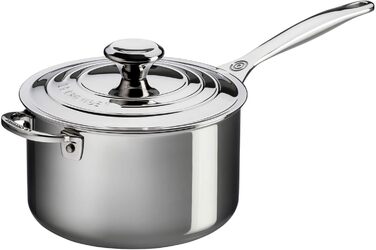 Каструля Le Creuset Signature з кришкою та ручкою, нержавіюча сталь, 1.9 л (3.8 л)