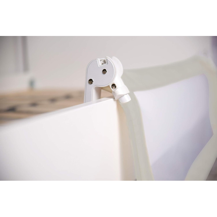 Захисний бортик для ліжка Roba Klipp-Klapp 150x40 см (Сірий) - складаний бортик від випадання для немовлят та дітей, висота 50 см