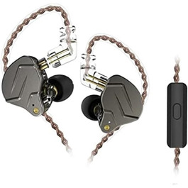 Гібридні навушники 1BA1DD HiFi Bass Metal Earbuds Спортивна гарнітура монітор