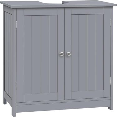 Підставка під раковину WOLTU, тумба під раковину, 60x30x60 см, білий колір, для раковин без колонки