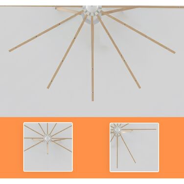 Relaxdays Сушарка для білизни з бука, 18 вішалок