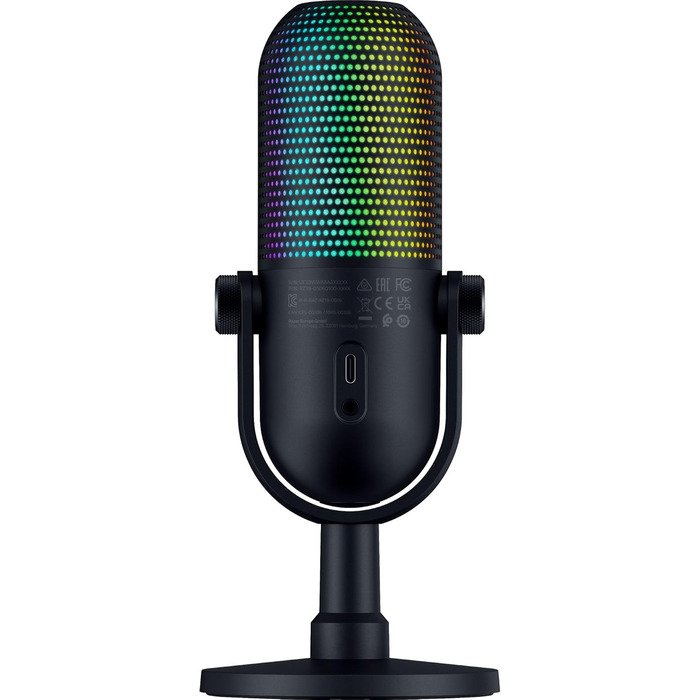 Мікрофон Razer Seiren V3 Mini - компактний USB мікрофон з LED-індикатором та інтегрованим демпфером