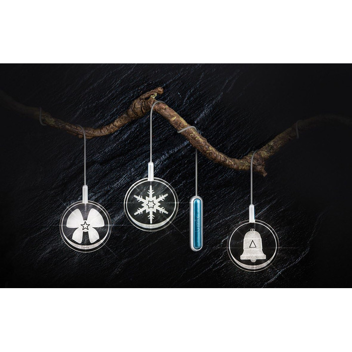 KRINNER Lumix Highlights LED-підсвічування настільне, акрил, блакитний cosmic, 76020