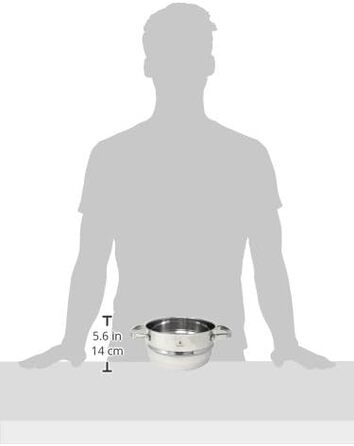 Каструля WMF Function з нержавіючої сталі 16 см, 1,4 л, без кришки, для індукції, з мірною шкалою, Cromargan®