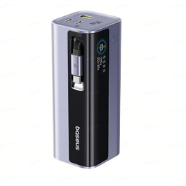 Powerbank Baseus EnerGeek для ноутбука: 20000mAh, 100W, 2x USB-C PD 3.0, Digital Display, сумісний з MacBook, Dell, HP, SteamDeck, iPhone, Samsung