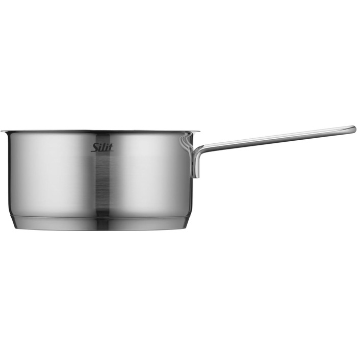 Каструля Silit Achat з нержавіючої сталі 16 см без кришки, 1.4 л, для індукційних плит, без покриття, придатна для духовки