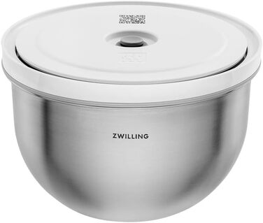 Набір ZWILLING Fresh & Save: контейнери для зберігання продуктів з вакуумним насосом (9 шт.) з нержавіючої сталі, M-18 см, L-24 см