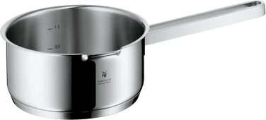 Каструля WMF Function 16 см з ручкою, без кришки, 1.4 л, Cromargan нержавіюча сталь, 4 функції проціджування, внутрішня шкала, червона