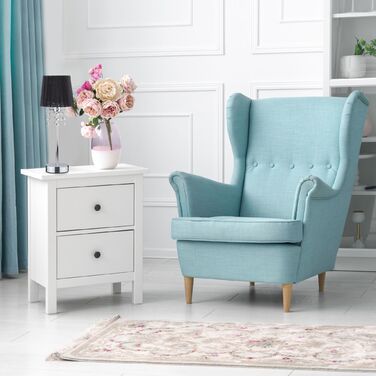 Relaxdays Кришталева Настільна Лампа з Шовковим Плафоном