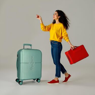 Набір валіз Pepe Jeans Highlight, 55/70 см, рожевий, ABS-замок, 116 л, 4 колеса, ручна поклажа