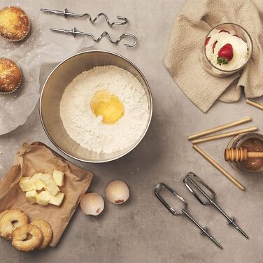 Кухонний комбайн Cecotec Cecomixer 250W з нержавіючої сталі, 3л, 5 функцій, 6 швидкостей, білий