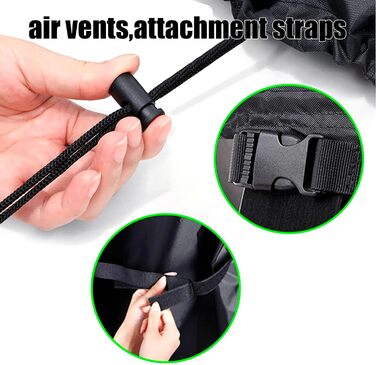 Водостійкий чохол для садово-патіо меблів 600D Oxford, захист від пилу, сонця та вітру (242x162x100cm, 160x100x75cm)