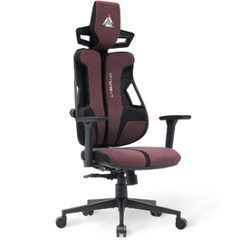 Геймерське крісло Cyberlux V8 Fabric Red (арт. GM-V8 FR)