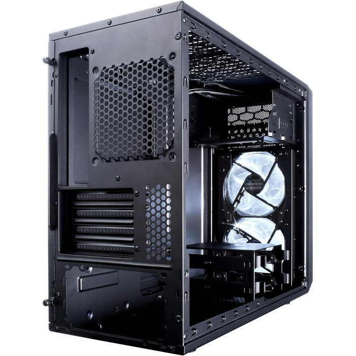 Корпус для ПК Fractal Design Focus G Mini Black із бічним вікном, міні-тауер, для геймінгу, чорний