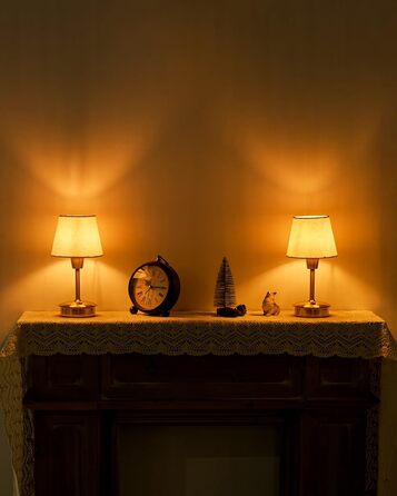 Настільна лампа бездротова, 2 шт., торгова марка Champagner, з акумулятором 5200mAh, сенсорне регулювання, для їдальні, вітальні, спальні, бару, ресторану