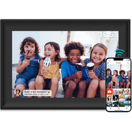 Цифровий фоторамка з Wi-Fi, 10.1 дюйма, сенсорний екран, 32GB, автоповорот, Frameo WiFi 02