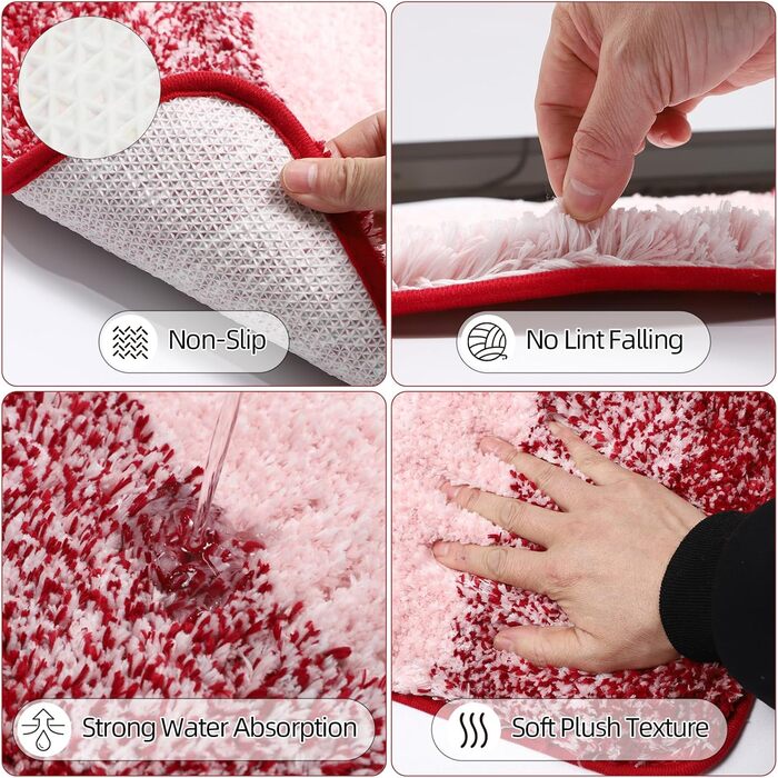 Набір для ванної кімнати 17 предметів: аксесуари для ванної, сміттєвий бак, дозатори мила, тримач для зубних щіток, дерев'яні гачки (рожевий). Підходить для ванної та кухні