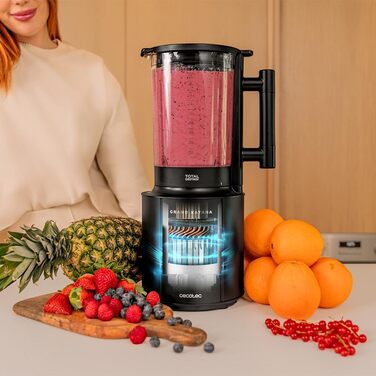 Стаціонарний блендер Cecotec Grand Katana 2700MAX Total Destroy Screen - 2700W, цифровий дисплей, 1,8 л, чорний