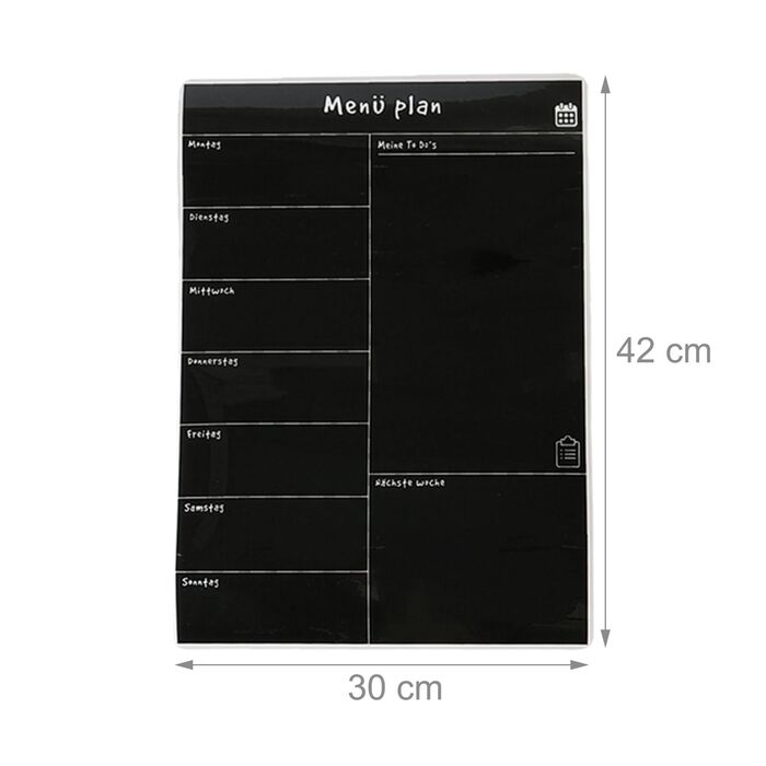 Магнітний планувальник харчування на тиждень Relaxdays