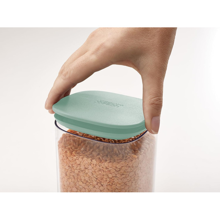 Набір Joseph Joseph з 5 контейнерів для зберігання продуктів на кухні, герметичні з функціональним тримачем, сірий