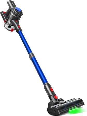 Бездротовий акумуляторний пилосос 50 хв/40 кПа/450 Вт з LED, для дому та прибирання тварин, чорний (CJ-C12D-3)