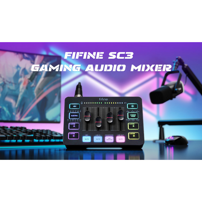 Аудіомікшер SC3 Fifine