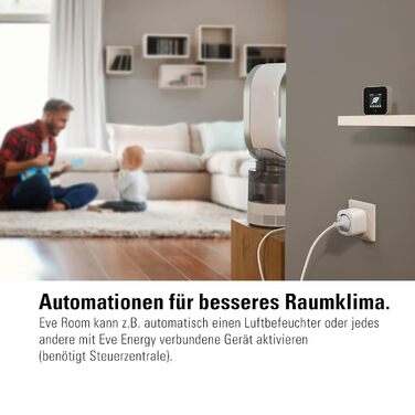 Eve Room: Монітор якості повітря та клімату для дому (Apple Home, Thread)