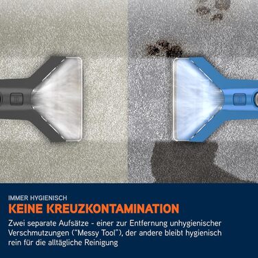 Портативний відпарювач Vax SpotWash Duo для чищення килимів та м'яких меблів з насадкою для тварин, аксесуари для щоденного прибирання, насадки для різних поверхонь та розчин Spotwash Duo EU