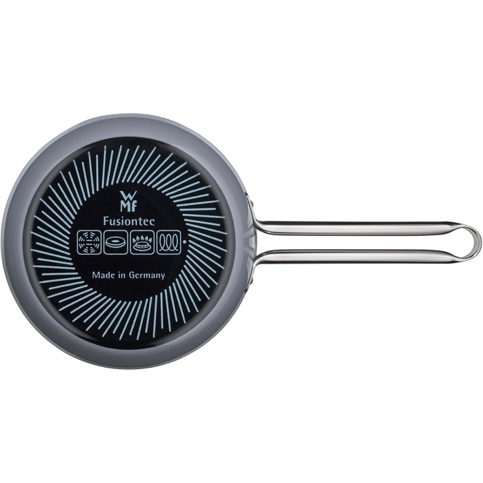 Каструля WMF Fusiontec Essential, 16 см, без кришки, 1.3 л, сіра. Нержавіюча сталь, високотехнологічна кераміка, індукційне дно, Made in Germany