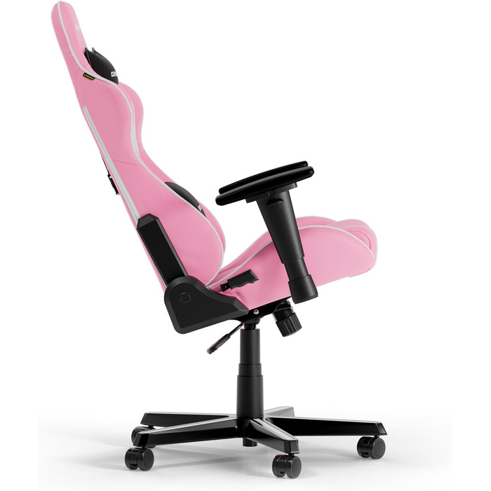 Ігрове крісло DXRacer FORMULA L ПВХ шкіра (рожевий/білий)