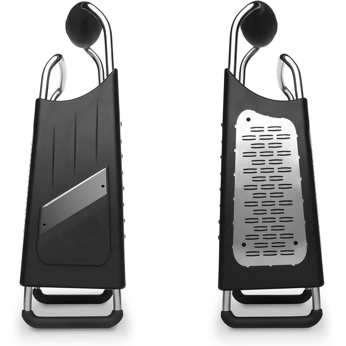 Терка Microplane 4-стороння, нержавіюча сталь, чорна, 27 x 13,9 x 9,5 см