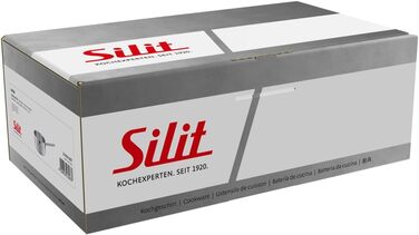 Каструля Silit Achat з нержавіючої сталі 16 см без кришки, 1.4 л, для індукційних плит, без покриття, придатна для духовки