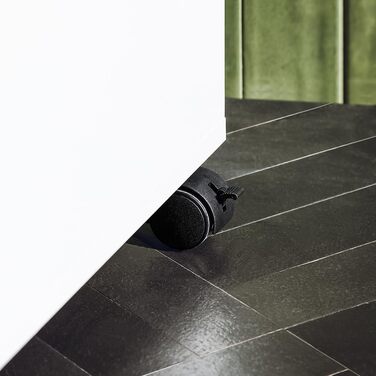 Тумбочка для ванної кімнати SoBuy з колесами, вузька з 3 висувними ящиками, компактна комода з дерева, навісна шафка для маленьких ванних кімнат, туалетів та кухонь, білий, 65x23x82 см, BZR54-W (Натуральний)