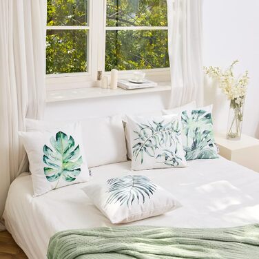 Чохол для подушки Paco Home, диванна подушка, декоративна подушка, декоративна подушка, диванна подушка, зелена, набір з 4 шт.