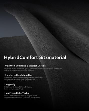 Ігровий крісло AutoFull C3: ергономічне, з 2D підлокітниками, підставкою для ніг, подушками для голови та попереку | Макс. вага 150 кг | Чорний зразок тканини